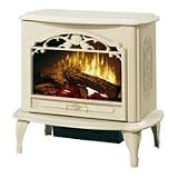Dimplex Celeste Compact Electric Fireplace/Stove - Creme