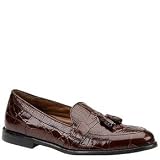 Stacy Adams Sabola Exotic Tassel Loafers, 7.5, Cognac