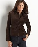 Jones New York Signature Petite Stretch Velveteen Jacket