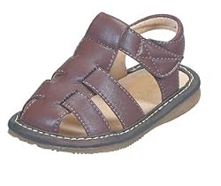 Boys Brown Suede Kids Squeaky Shoes
