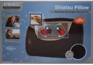 Homedics Therapist Select Shiatsu Pillow w/ Heat SP-10H,Dark Brown
