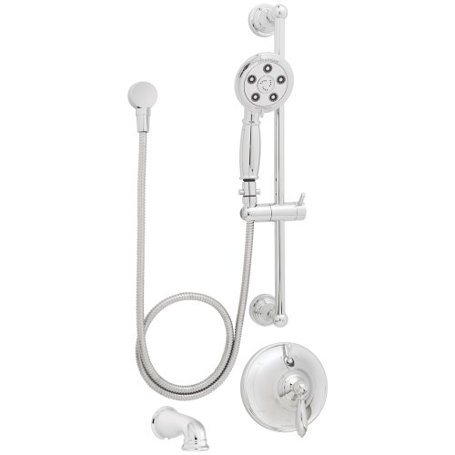 Speakman SM6450P Alexandria Anystream Handheld Shower with Hose Diverter Shower Valve and Tub