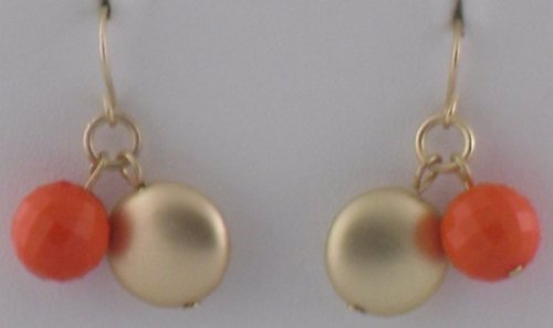 Rose and Gold Spheres Earrings
