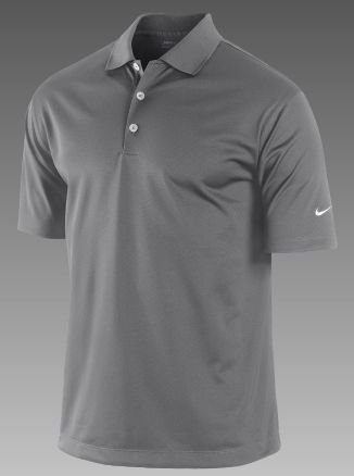 Nike Golf Men's Stretch UV Tech Polo ( Pewter Grey/White,  Small)