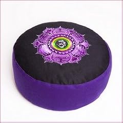 Meditationskissen Rondo YogiLotus� Om Stick Violett/Schwarz
