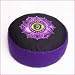 Meditationskissen Rondo YogiLotus� Om Stick Violett/Schwarz
