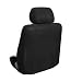313O5grBypL. AA75  Fh fb051114 Multifunctional Flat Cloth Car Seat Covers Front Airbag Compatible and Rear 40/60 Split Beige & Black Color