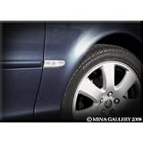 Clear Side Marker Lights for Jaguar X-Type (Pair) by Mina Gallery