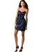Apparel : Nine West Ruffled Silk Spaghetti-Strap Dress