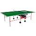 Butterfly Space Saver Rollaway 22 Green Table Tennis Table with Matchplay net & post set (275L x 153W x 77cm H)