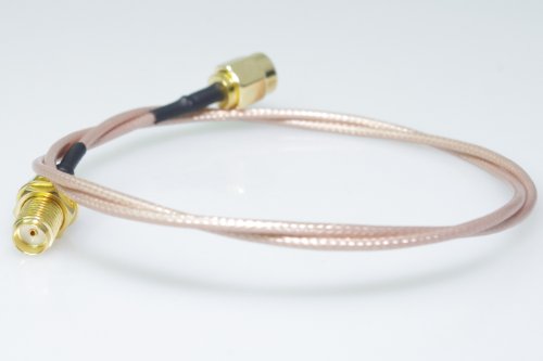 SMA Male to SMA Female Nut Bulkhead Crimp Rg316 Coax Cable Jumper Pigtail -1.5m
