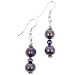 EXP Handmade Rainbow Pearl Drop Earrings
