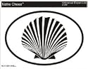 Sea Shell Oval Bumper Sticker
