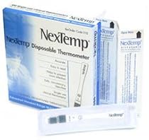 NexTemp Single Use Disposable Thermometers, 100/Box