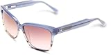 UPC 803926375401 product image for Derek Lam Women's Tess Wayfarer Sunglasses,Blue Frame/Grey Lens,One Size | upcitemdb.com