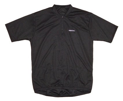 Ascent XL Cycling Jersey Mens Black Short Sleeve bike