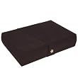 "Emma" Mele Plush Fabric Jewelry Box, Onyx "Emma" Mele Plush Fabric Jewelry Box, Onyx