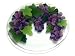 Peggy Karr 11-Inch Glass Grapes Bowl