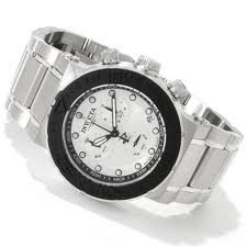 Invicta Men's 1463 Reserve Collection Chronograph Silver Dial Stainless Steel Watch