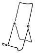 Three Wire Display Stand; Gibson Holders 6AC - Black
