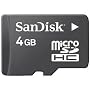 SanDisk Micro SDHC Card 4GB Speicherkarte (original Handelsverpackung)