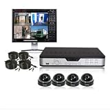 Zmodo Surveillance DVR-DK0490-500GB 4 Channel H.264 DVR 3G Mobile USB 500GB with Camera Brown Box