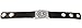 1000K' ways Designs Tree of Life Bracelet, Black Leather, Adjustable