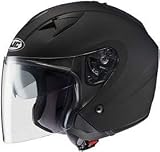HJC IS-33 MATTE BLACK SIZE:MED MOTORCYCLE Open-Face-Helmet