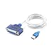 Sabrent USB-DB25F 6 ft USB to Parallel Converter Cable Adapter