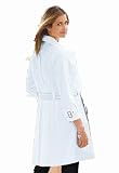 Together stylish white trench coat (981)