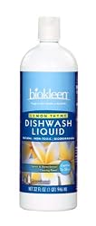 Biokleen Lemon Thyme Dishwash Liquid, 32-Ounce Bottles (Pack of 12)