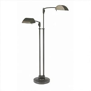 Vision Double Floor Swing Lamp in Oil Rubbed Bronze
