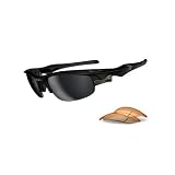 Oakley Fast Jacket Sunglasses Polished Black / Black Iridium Polarized