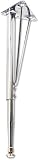 HON ESL2029CY Adjustable Tapered Steel Legs, 20 High, Chrome