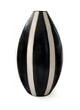 Contemporary Art Pottery Modern Decor Vase Stripes Black and White Chulucanas Peru 12 Inches 313OvgP2MdL. SL160 Contemporary Art Pottery Modern Decor Vase Stripes Black and White Chulucanas Peru 12 Inches