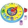 Melissa & Doug Wooden Shape Sorting Clock