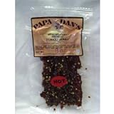 HOT Turkey Jerky (2-8oz bags) by Papa Dan's is made from USDA certified Turkey meat and marinated over 18 hours to deliver that HOT flavor you enjoy. You'll get two 1/2 pound bags that are vacuum sealed for freshness