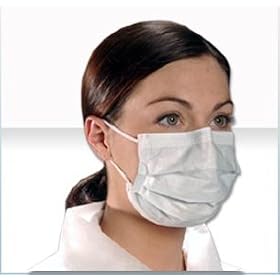 Alpha ProTech CoolOne High Performance, Anti-Fog Face Masks with Magic Arch and Earloops 50/bx