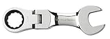 GearWrench 9560 19mm Stubby Flex-Head Combination Ratcheting Wrench [並行輸入品]