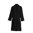 Black XXL/XXXL Terry Bathrobe. Heavy 22oz. Full Length 54 Inches. 100% Cotton