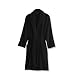  : Black XXL/XXXL Terry Bathrobe. Heavy 22oz. Full Length 54 Inches. 100% Cotton