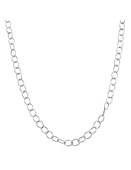 14 Karat White Gold Super Light Rolo Chain (4mm, 18 inch)