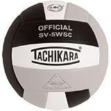  : Tachikara Sensi-Tec Composite High Performance Volleyball (Black/White/Silver Gray)