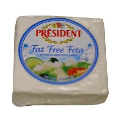 Greek Style Feta Cheese-Fat Free (President) 8oz