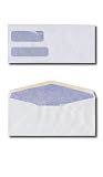 #10 Double Window Envelope - Security Lined - 24# White (4 1/8 x 9 1/2) (Box of 1000)