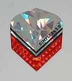 3 sets Dimplex 3D from Accudart®, Silver/Red, Standard X-flights