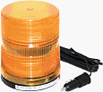 Tomar 824MBSC-1228 Multi Strobe Double/Quad Flash w/ Mag. Mount & 10' Straight Cord Amber 12 - 28VDC