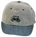 Grey Twill Hat w/Black