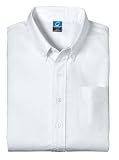 Port & Company - Youth Long Sleeve Value Oxford Shirt White-XS
