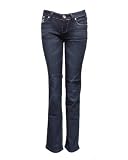 Ladies Dark Blue Jewel Stone Studded Pocket Skinny Jeans